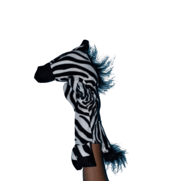 hand puppet zebra