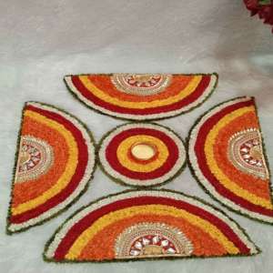 Flower Pattern Rangoli-shgeshop