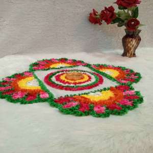 Flower Pattern Rangoli-shgeshop