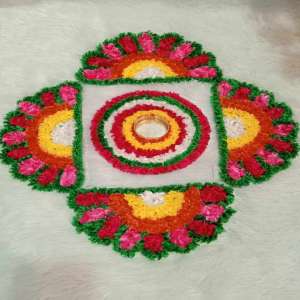 Flower Pattern Rangoli-shgeshop