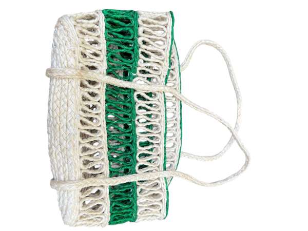 Handbag green accet - shgeshop