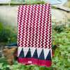 Pure Kosa Hand Printed Saree (Maroon) - shgeshop