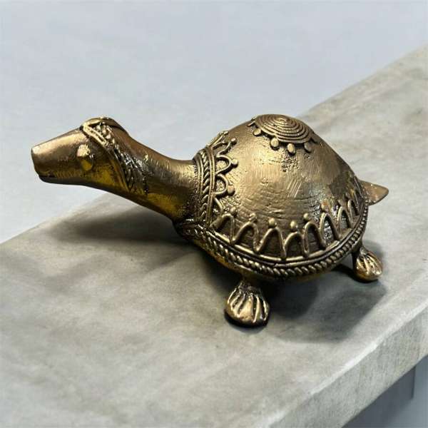 Exquisite Handcrafted Brass Turtle - shgeshop