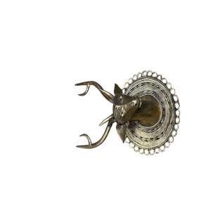 Exquisite Handcrafted Brass Deer Head Wall Decor - shgeshop