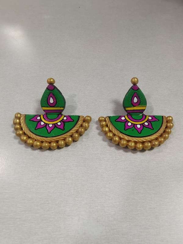urja mahila bachat gat Diya type earings scaled